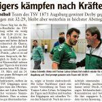 Artikel Herren I TSV 1871 Augsburg - TSV Göggingen
